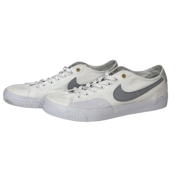 Nike Other - Nike Men SB Daan Van Der Linden X Blzer Court Sneaker Wht/Wolf Gray Size-8 EUC